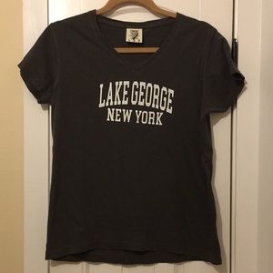 Lake George Cotton T Shirt. New, no tags. Sz S